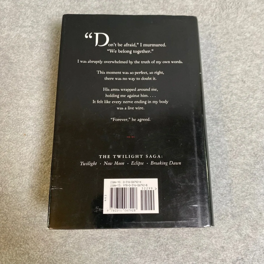 Stephenie Meyer Breaking Dawn Book Twilight Saga Hardcover 1st Ed Edward Jacob